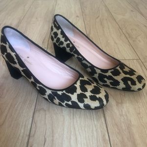 Kate Spade leopard print pumps